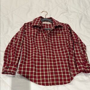 Plaid Button Down Kids Shirt